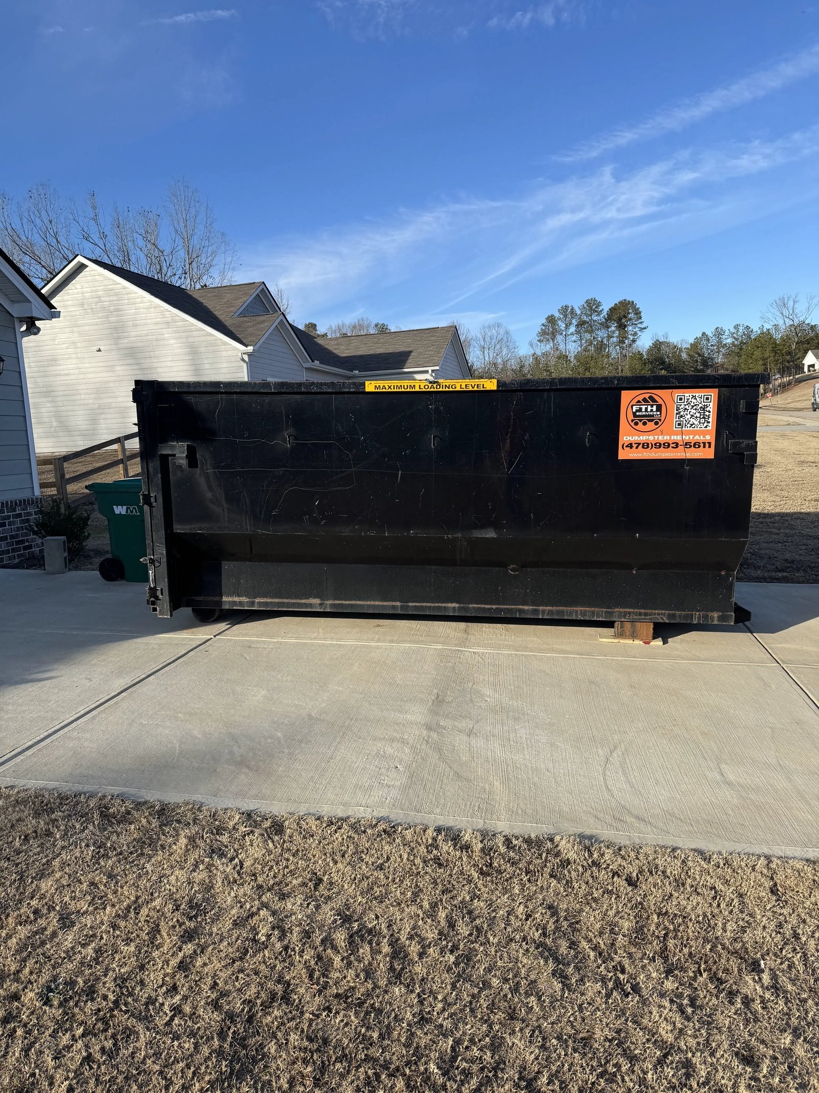 FTH Services roll off dumpster rental image for Dumpster Rental in Jackson, GA