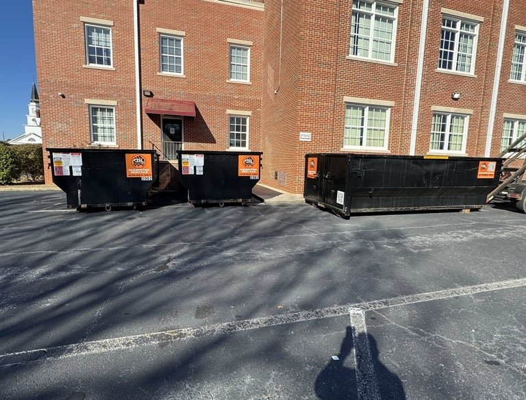 Garage Cleanout Dumpster Rental